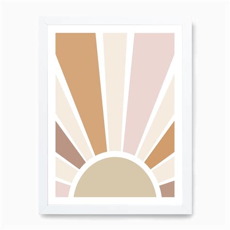 Retro Sun Art Print by Mambo - Fy