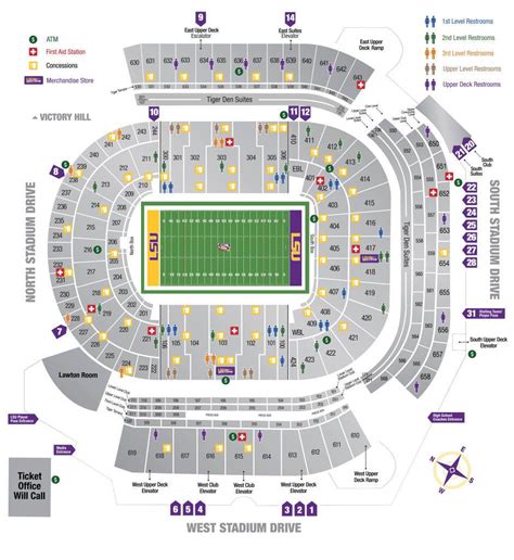 tiger stadium seating chart