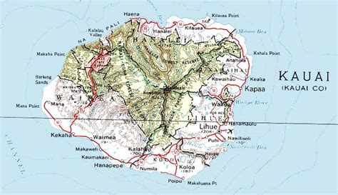 Kauai Map