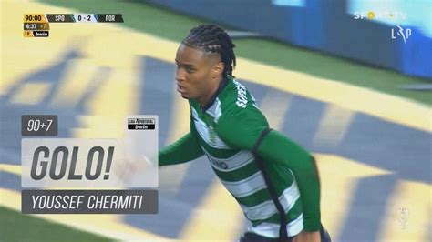 Goal | Golo Youssef Chermiti: Sporting (1)-2 FC Porto (Liga 22/23 #20 ...