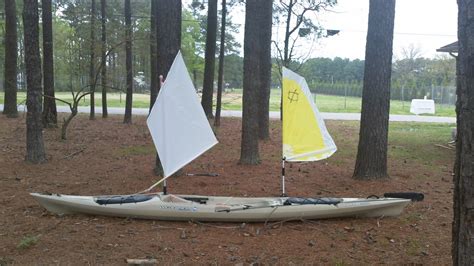 Paddling and Sailing: Choosing the right sails for your kayak or canoe.