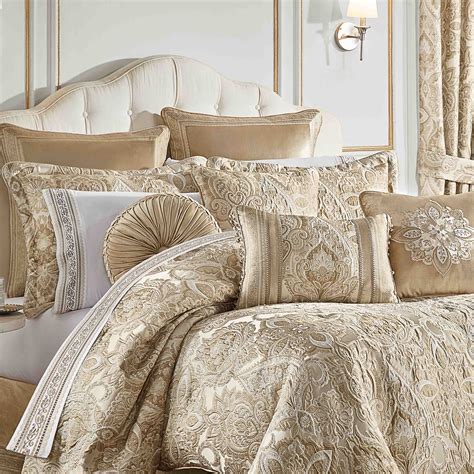 J Queen Sandstone Beige 4-Piece Comforter Set