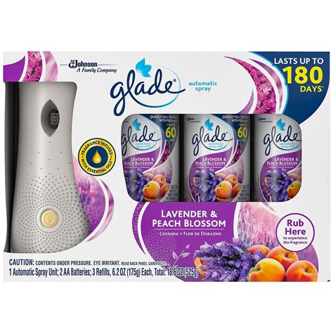 Glade Automatic Spray Air Freshener 1 Holder + 3 Refills - Walmart.com ...