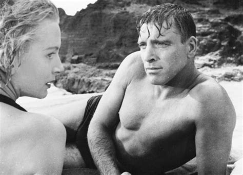 Burt Lancaster and Deborah Kerr get passionate on a beach in the classic love scene from the ...