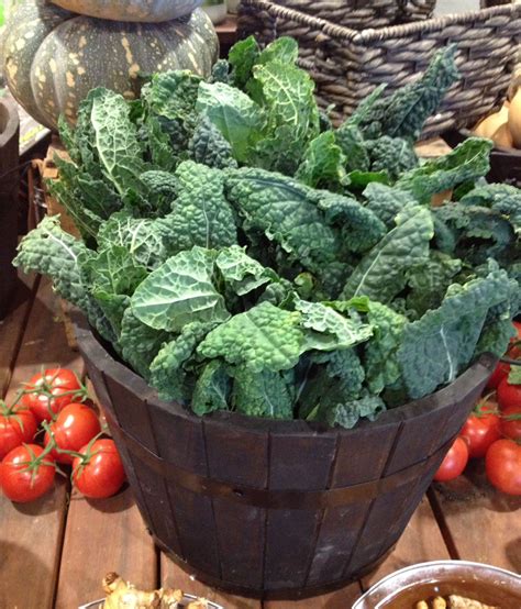 Fresh organic kale - simply awesome :) Love those organic leafy greens ...