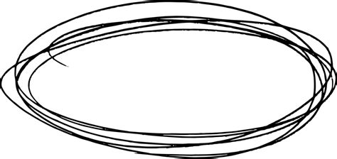 8 Oval Scribble Banner (PNG Transparent) | OnlyGFX.com