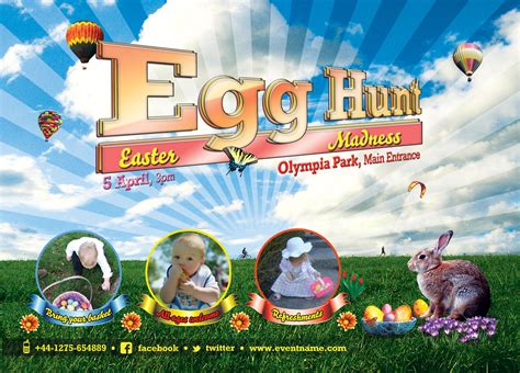 Egg Hunt Easter Flyer Template - Free PSD by silentmojo on DeviantArt