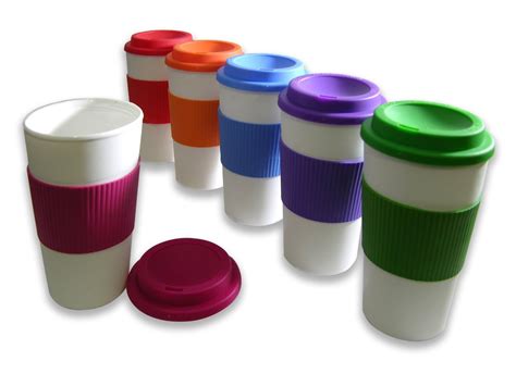 Amazon: Set of 6 Reusable To Go Travel Mugs with Grip {71% Off} - The ...