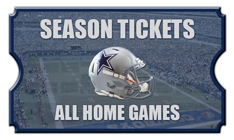 2019 Dallas Cowboys Season Football Tickets | All Home Games