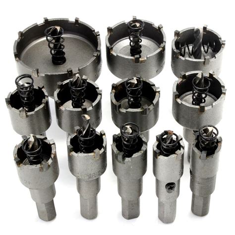 12pcs 15mm-50mm Hole Saw Cutters Kit Drill Bit Set - US$15.99