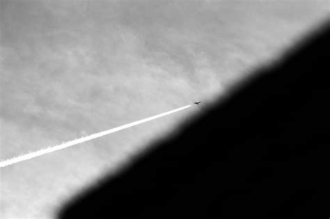 Plane, sky, clouds, trail | free photos | UIHere