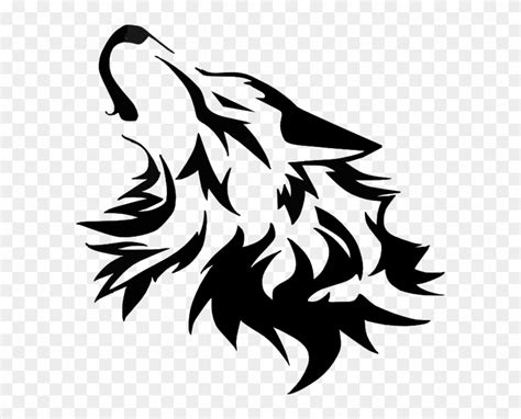 Wolf Clipart Black And White