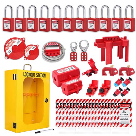 Buy Lockout Tagout Station Breaker Loto Kit Loto Hasps,Loto Tags,Circuit Breaker Lockout,Ball ...