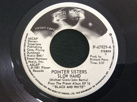 Pointer Sisters - Slow Hand (1981, Vinyl) | Discogs