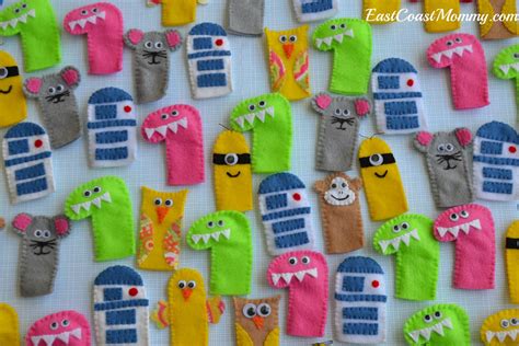 East Coast Mommy: Simple Felt Finger Puppets