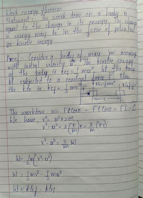 Marvelous State The Work Energy Theorem Linear Momentum Calculator