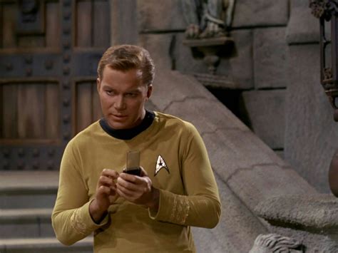 Captain Kirk more than likely contacting the Enterprise #statrek