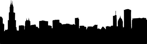 Clipart - Chicago Skyline Silhouette