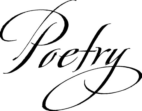 Poetry Clipart