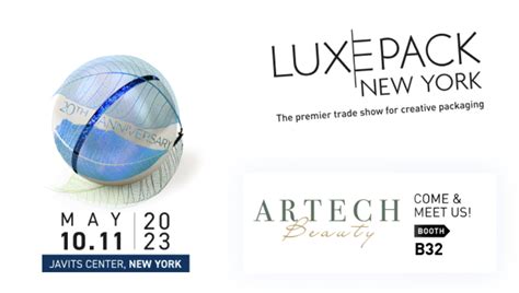 We Are Exhibiting at LUXE PACK NEW YORK 2023 on May 10 & 11