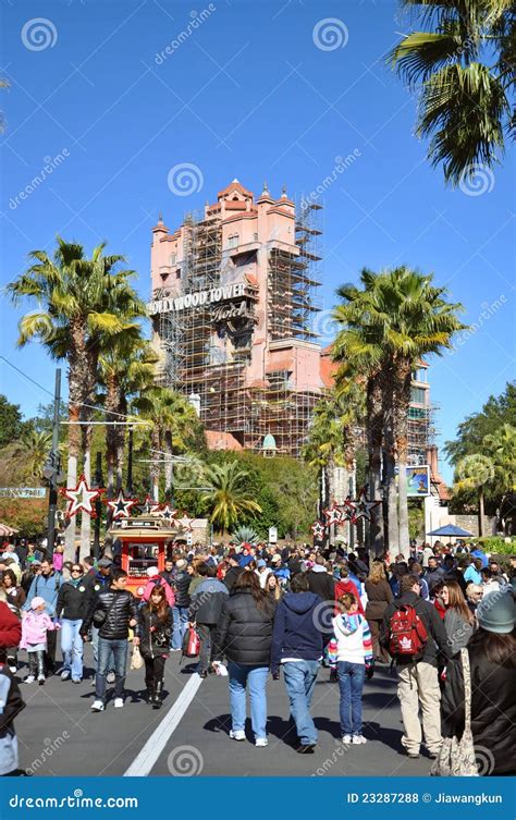 Hollywood Tower Hotel In Disney World Editorial Stock Photo - Image ...