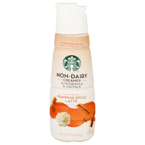 Save on Starbucks Non-Dairy Almond & Oat Milk Coffee Creamer Pumpkin ...