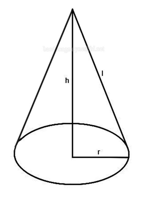 Công Thức Tính Thể Tích Khối Nón: Tròn Xoay, Cụt Và Bài Tập - VUIHOC