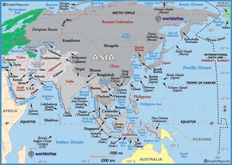 Map of Asia | Kwentong Pinas