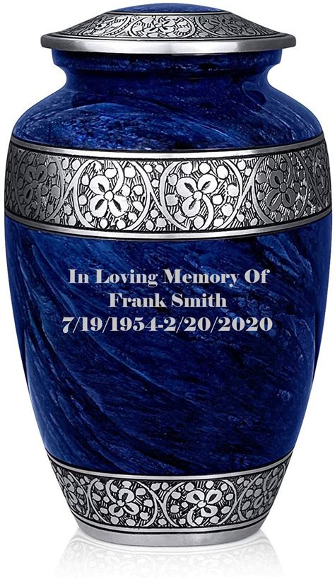 Personalized Urns for Human Ashes Adult Memorial urn Funeral | Etsy