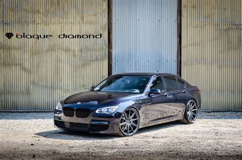 Graphite Blaque Diamond Wheels Give Black BMW 7-Series a Captivating ...