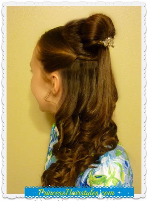 Belle Hairstyle Tutorial, Beauty And The Beast Inspired - Hairstyles ...