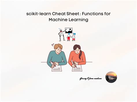 Python Scikit-learn Cheat Sheet Python Cheat Sheet For Data, 41% OFF