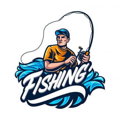 Illustration Fishing Logo Design