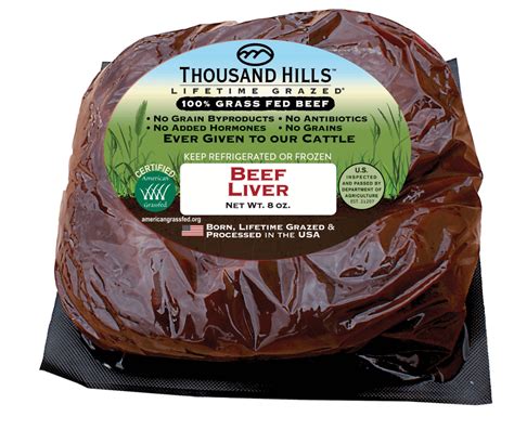 Grass Fed Beef Liver – Thousand Hills Lifetime Grazed