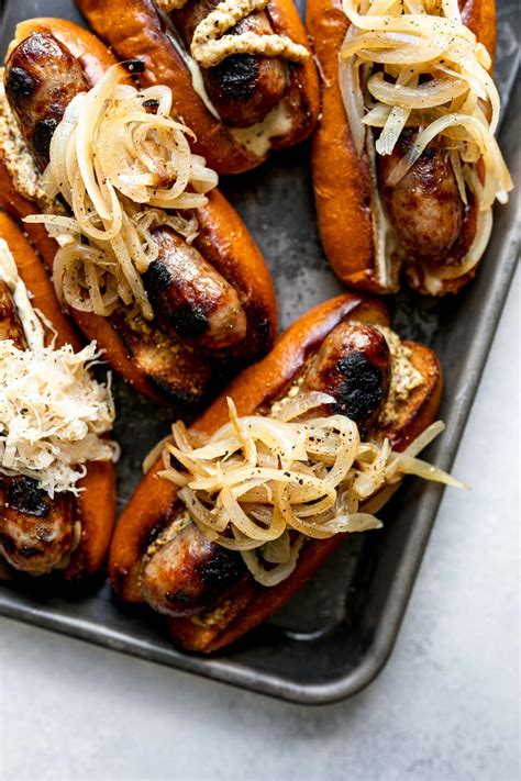 The BEST Grilled Wisconsin Beer Brats Recipe - Plays Well With Butter