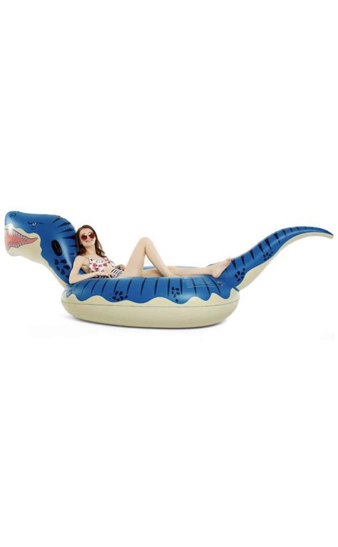 Jasonwell Inflatable Dinosaur Pool Float for Boys Girls Giant T-Rex Floatie Summer Beach ...