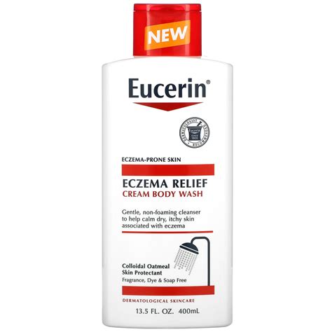 Eucerin, Eczema Relief, Cream Body Wash, 13.5 fl oz (400 ml)