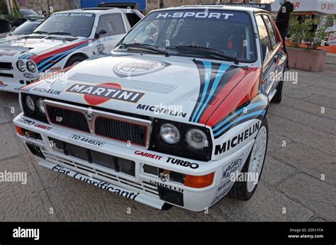 The LANCIA DELTA HF, world rally champion 1988-1993i Stock Photo - Alamy