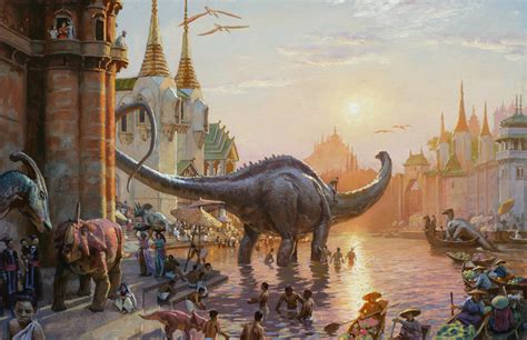 Gurney Journey: Dinotopia painting to be exhibited in Los Angeles