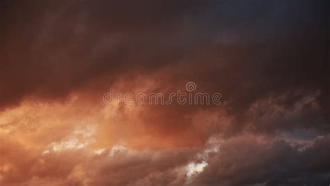 Beautiful and Dramatic Red Sky at Sunset Stock Image - Image of sunset ...