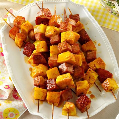 Ham & Pineapple Kabobs Recipe | Taste of Home