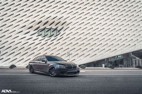 Satin Black BMW F10 M5 - ADV5.0 FLOWspec Wheels in Satin Black