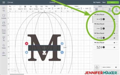 Cricut Split Monogram Tutorial + Free SVG! - Jennifer Maker