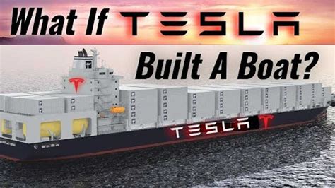 Could Tesla Disrupt Shipping Industry With Battery-Powered Boats?