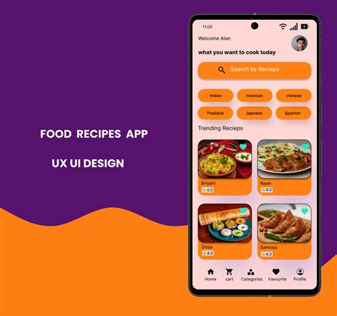 food recipe app ui design on Behance