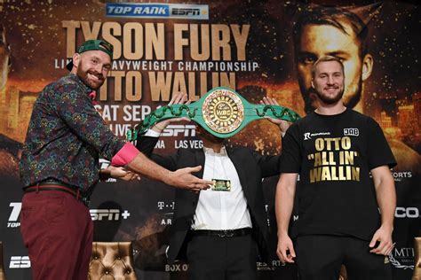 Tyson Fury vs. Otto Wallin: Fury Big Favorite in Heavyweight Bout