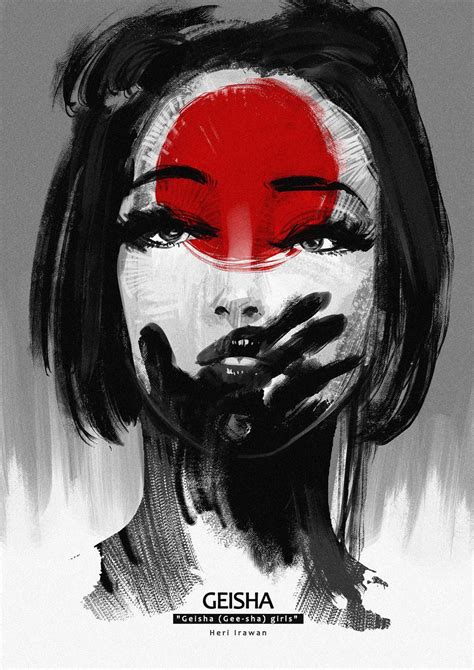 GEISHA, Heri Irawan on ArtStation at https://www.artstation.com/artwork/vvWZ3 | Geisha art ...