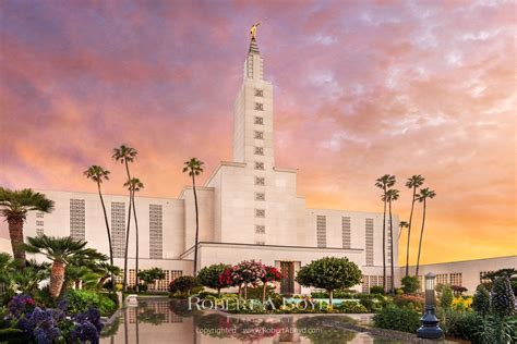 Los Angeles California Temple, Covenant Path. Robert A. Boyd Fine Art ...