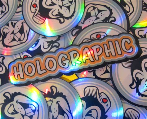 Custom Holographic Stickers | Die Cut | Busy Beaver