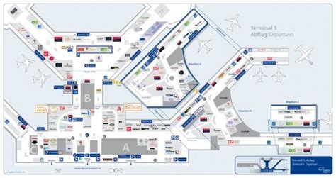 Terminal 1 Abflug/Departures - Flughafen Frankfurt